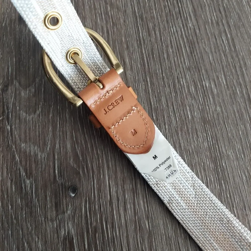 J Crew Chevron Pattern Belt Medium EUC - Picture 3 of 7